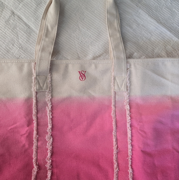 Nwot Victoria's Secret Pink Ombre Tote Bag - Picture 2 of 4
